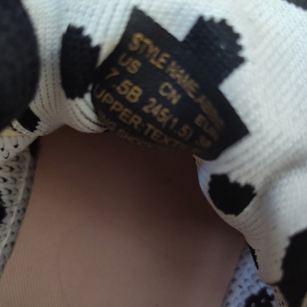 kate spade Black and White Polka Dot Lace-Up Sneakers - Picture 9 of 9